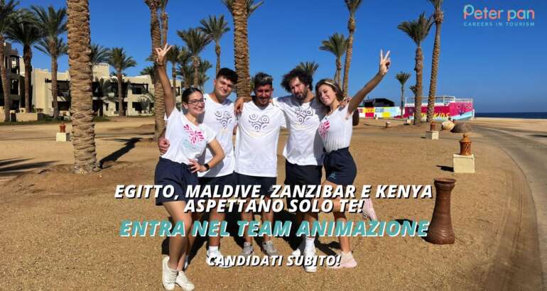 Egitto, Zanzibar, Kenya o Maldive? Parti per l'Estero con noi! Inviaci la tua candidatura e raggiungi il nostro team all'Estero!